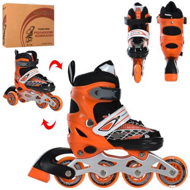 Ролики раздвижные Profi A4148-XS-OR размер(27-30) Винница - изображение 1