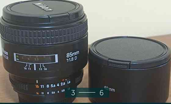 Объектив: Nikon 85 mm. f/1.8D AF Nikkor. Киев