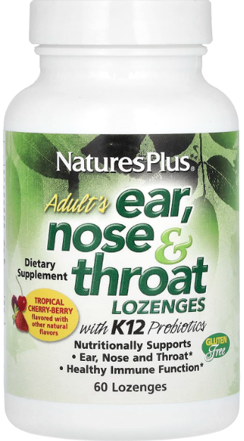 Пробиотики Nature's Plus Ear Nose & Throat 60 лед вишня Киев - изображение 1