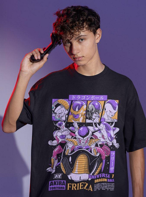 Футболка чоловіча з аніме принтом Вінтаге Спекіал Аніме Лове оверсайз (S/M/L) Чорний AnimeJ1158 Дніпро - фото 6