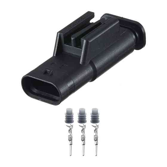 Роз'єм конектор 3-кон., 872-658-501, Hirschmann Германия, Америка, Германия, Франция, Audi, BMW, Bugatti, Ford, Mercedes-Benz Київ