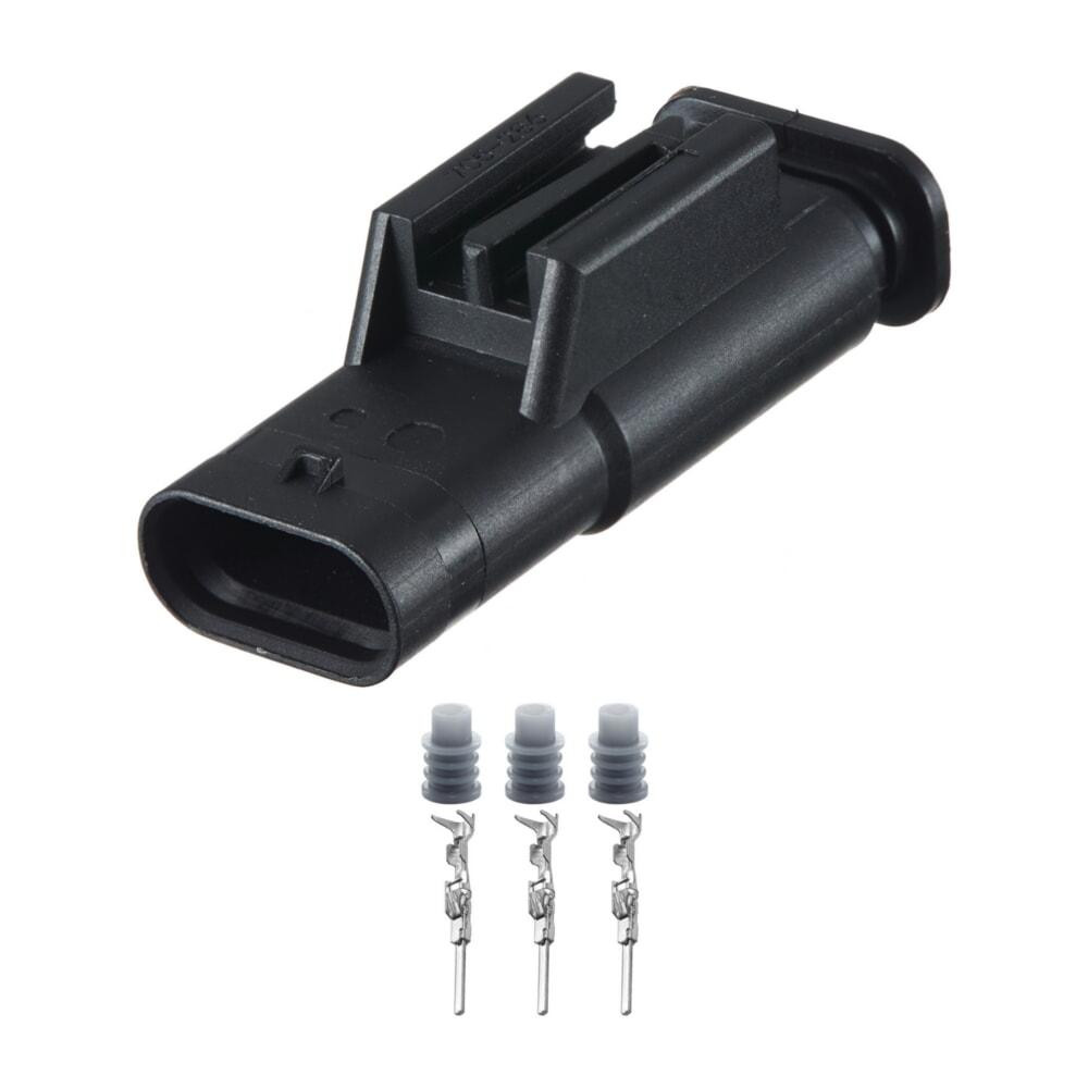 Роз'єм конектор 3-кон., 872-658-501, Hirschmann Германия, Америка, Германия, Франция, Audi, BMW, Bugatti, Ford, Mercedes-Benz Київ - фото 1