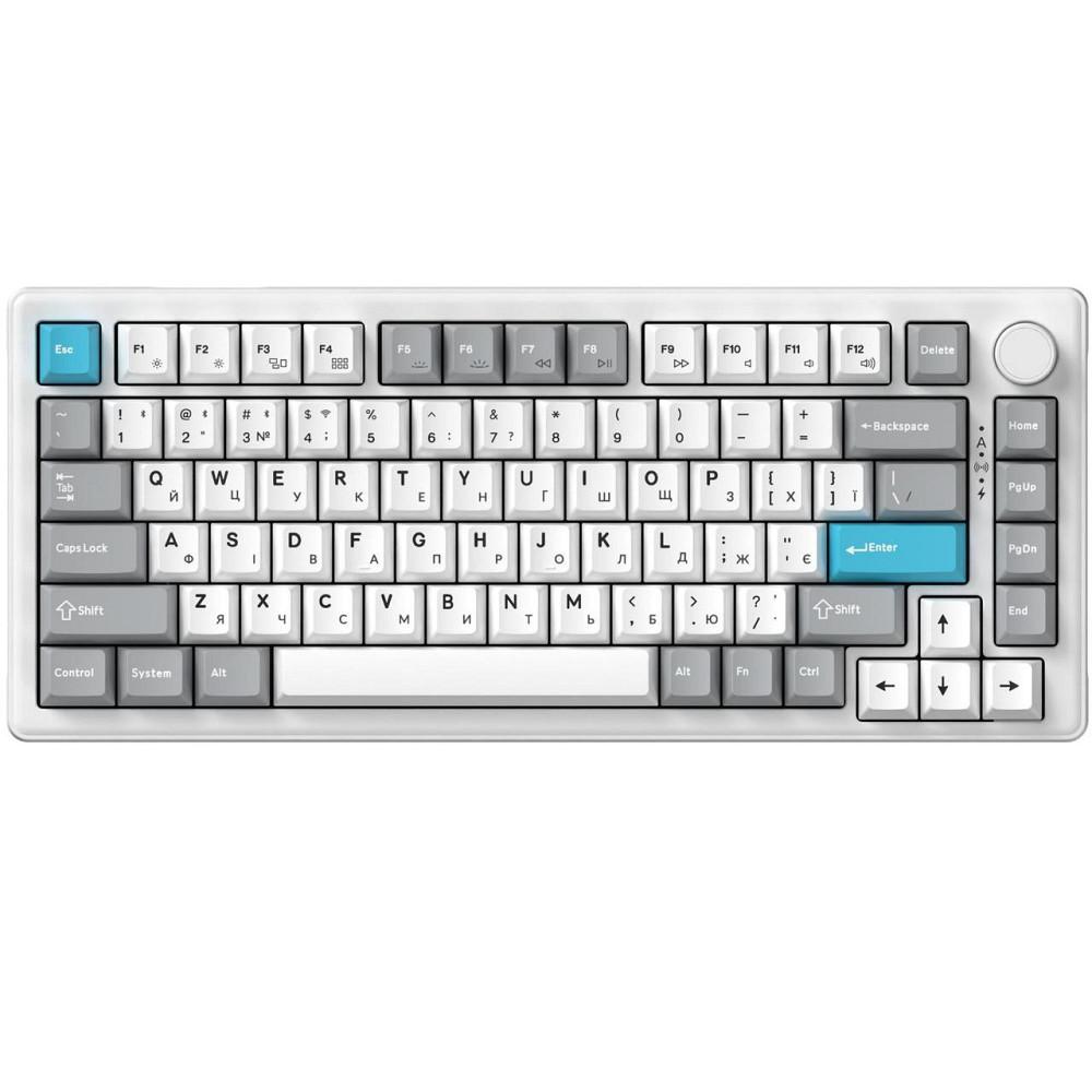 Клавіатура бездротова GamePro Asgard Yord Keychron Super Red Switch White (MK266WH) ( 10086 ) Харків - фото 10