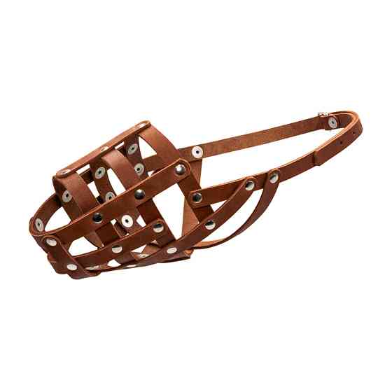 Намордник м'який №3 ( ротвейлер сучка, лабрадор) коричневий Коломыя