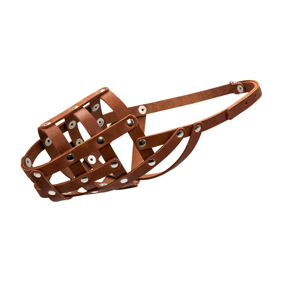 Намордник м'який №3 ( ротвейлер сучка, лабрадор) коричневий Коломыя - изображение 3