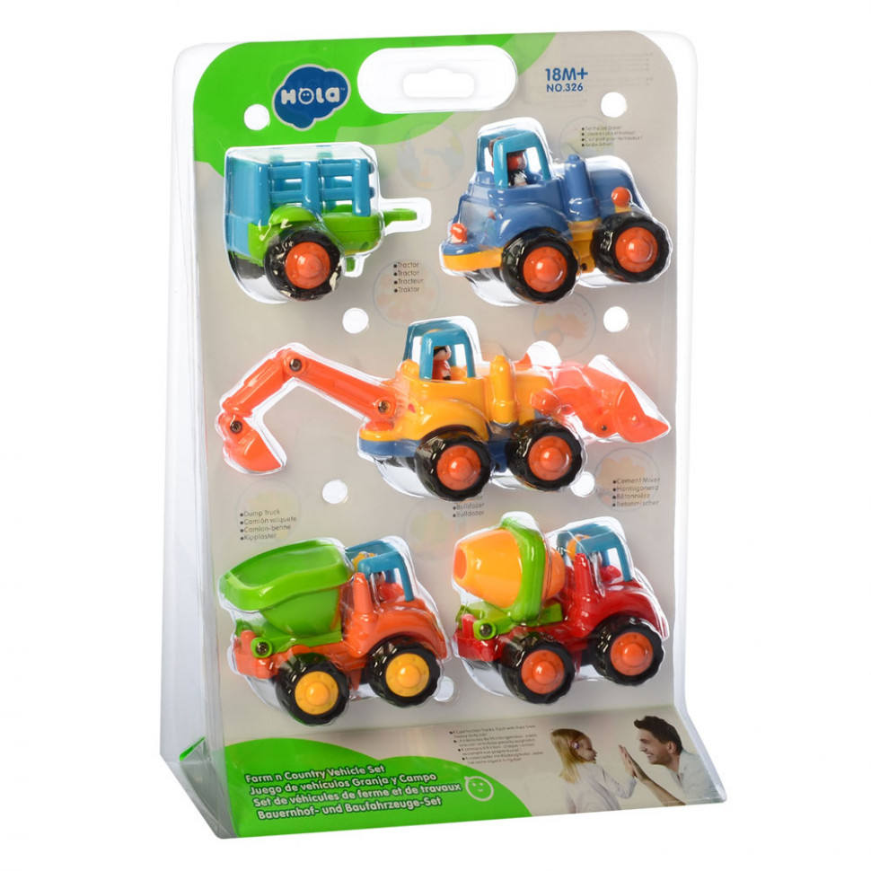 Набір іграшкових машинок Будтехніка 326m інерційні Вінниця - фото 2