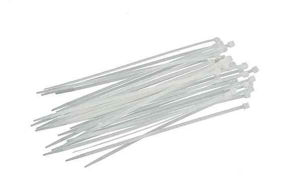 Хомут пластиковий 3*200 мм бiлий, 100 шт Харків