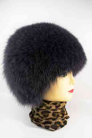 Шапка хутряна жіноча Анастасія Стріха Графітовий Харків