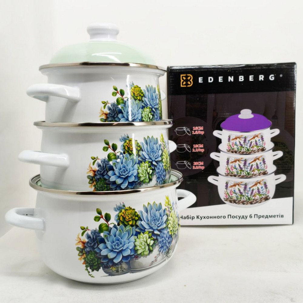 Набор кастрюль из нержавеющей стали, Набор кастрюль для электронной плиты Хороший  WJ-21 Львов - изображение 4