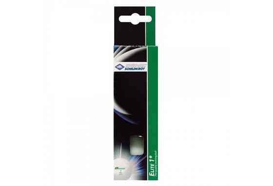 М'яч настільний теніс Donic Schildkrot Elite 1* 40+ (White) 1 шт Вишневе