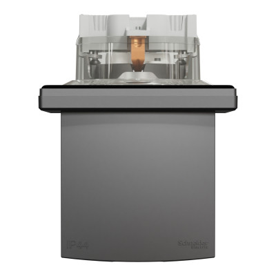 Розетка Schneider Electric ASFORA з кришкою, IP44, антрацит (EPH3100371) Вінниця - фото 5