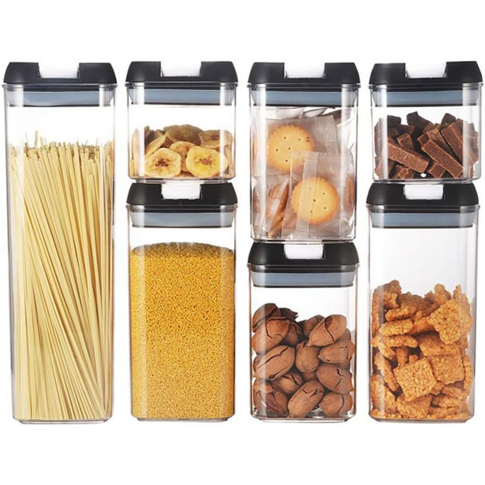 Набір контейнерів 7 шт для сипучих Food storage container / Органайзери для круп Київ - фото 10