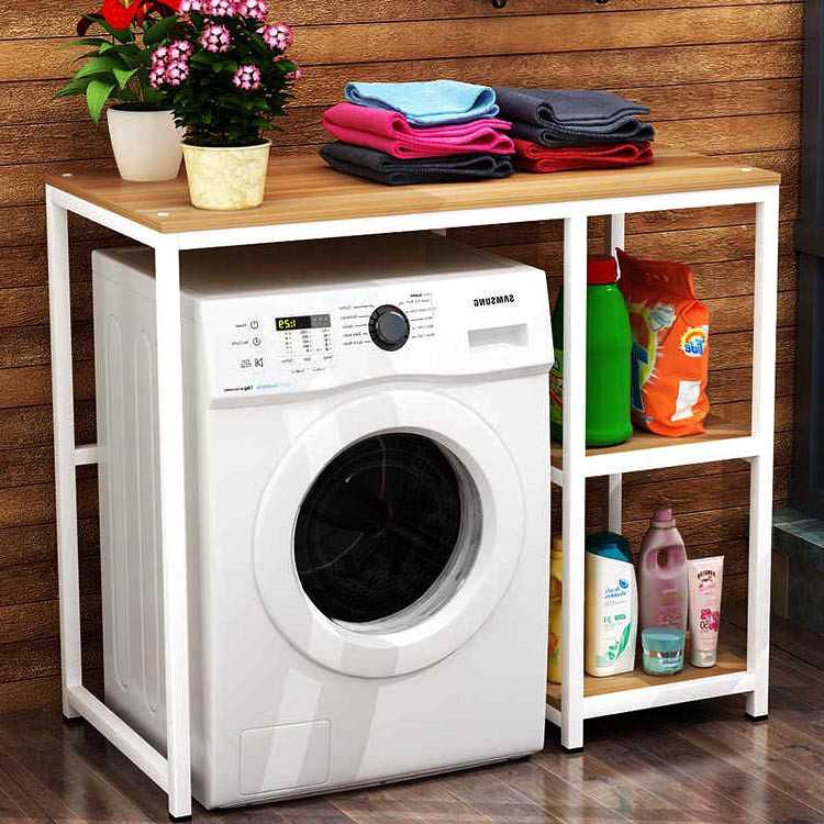 Стелаж над пральною машиною "Кралов" правий зефір-сієна Миколаїв - фото 1