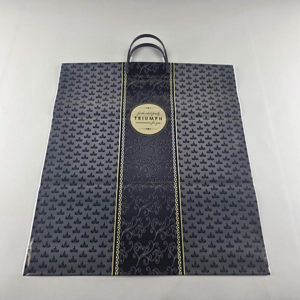 Пакет-сумка 40х45 з пластиковою ручкою  