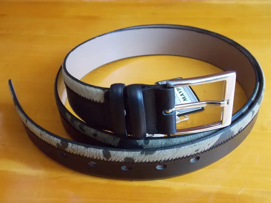 Брючный ремень кожаный новый. Харьков - изображение 1