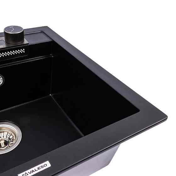 VALESO Гранітна мийка VALESO 5149 VIVA (чорна) Киев