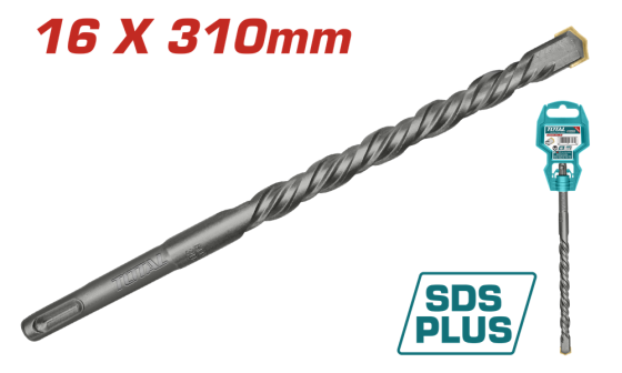 Бур TOTAL TAC311604 SDS plus 16x310мм (7090249) Киев