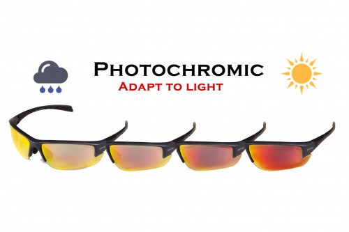 Окуляри фотохромні (захисні) Global Vision Hercules-7 Photochromic Anti-Fog (G-Tech™ red), фотохромні дзеркальні червоні Запоріжжя - фото 8