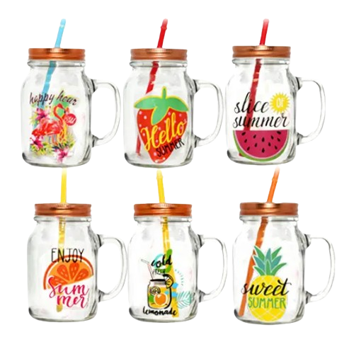 Чашка Привіт Літо 600мл скло 739 S&T Житомир - изображение 1