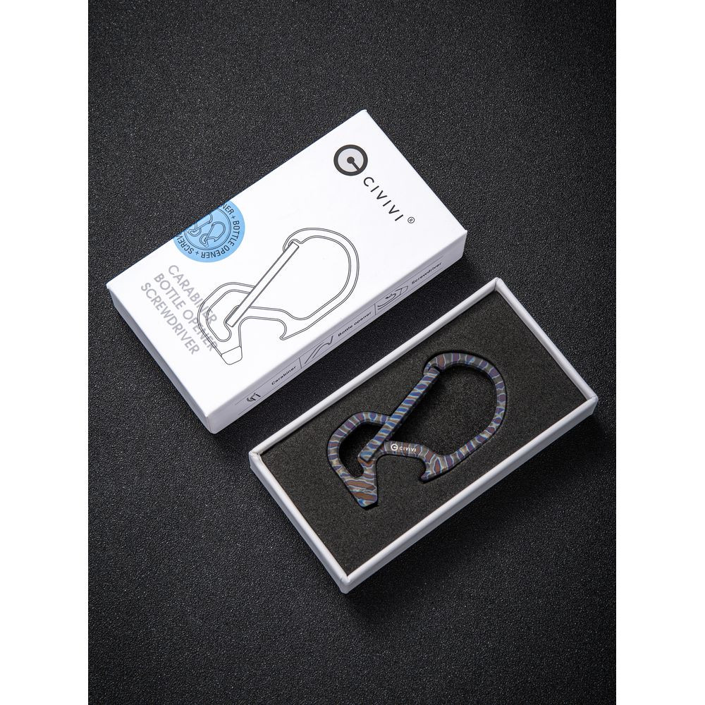 Карабін титановий Civivi CA-01B Київ - фото 8