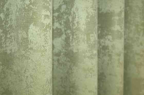 Комплект коротких штор VR-Textil Жакард Sultan YL № 1367ш Світло-оливковий 130х170 см 2 шт (35-0082) Київ