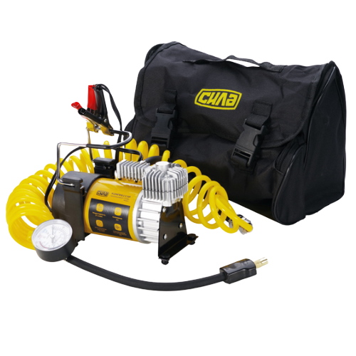 Компресор авто однопоршневий посилений 12V 180W 37 л/хв 10 Атм + кручений шланг та клеми СИЛА Житомир - изображение 2