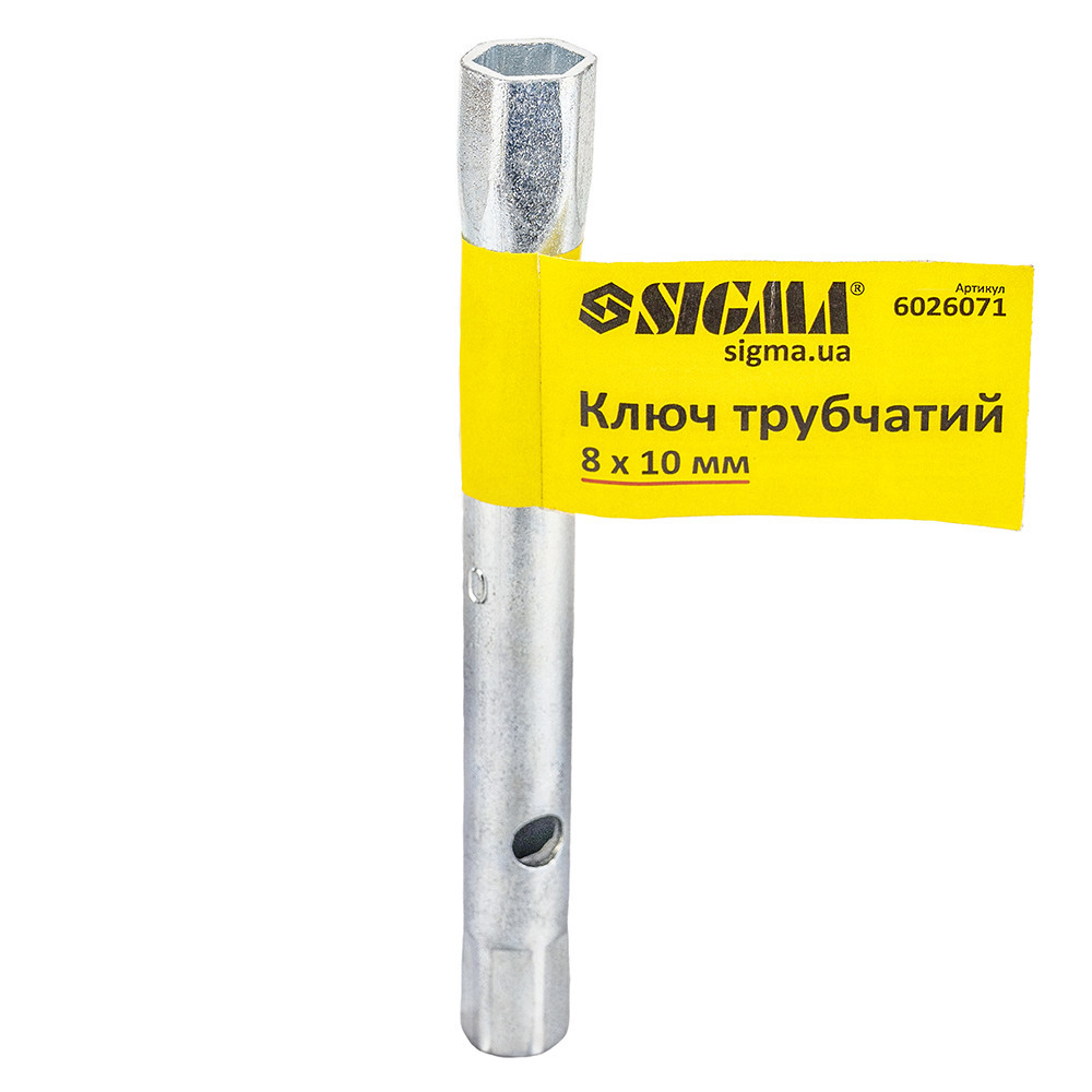 Ключ трубчастий 8×10 мм SIGMA (6026071) Київ - фото 1