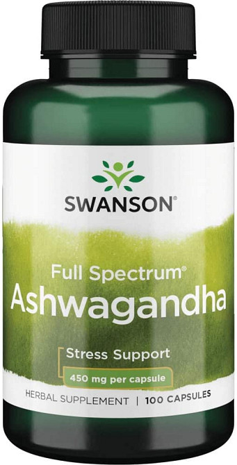 Ашвагандха Swanson Ashwagandha 450 mg, 100 caps Луцьк - фото 1