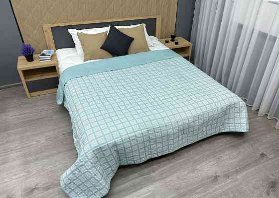 Покривало Decorator Bianca 215х240 см блакитний з білим (85-203) Київ