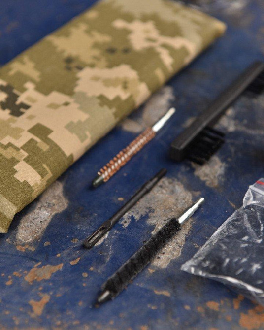 Набір для чищення зброї Deka 5.56 чохол піксель Одеса - фото 11