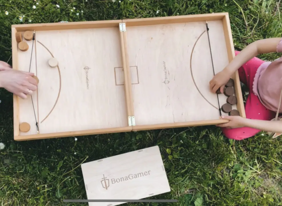 Настольный хоккей Fast Sling игра-антистресс (Дерево) Киев