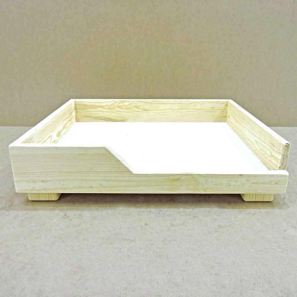 Лежак деревянный для собаки 