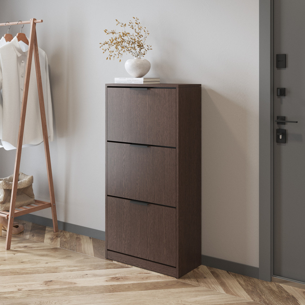 Тумба для взуття VAYS, в передпокій M-45 Венге Темний Львів - фото 1