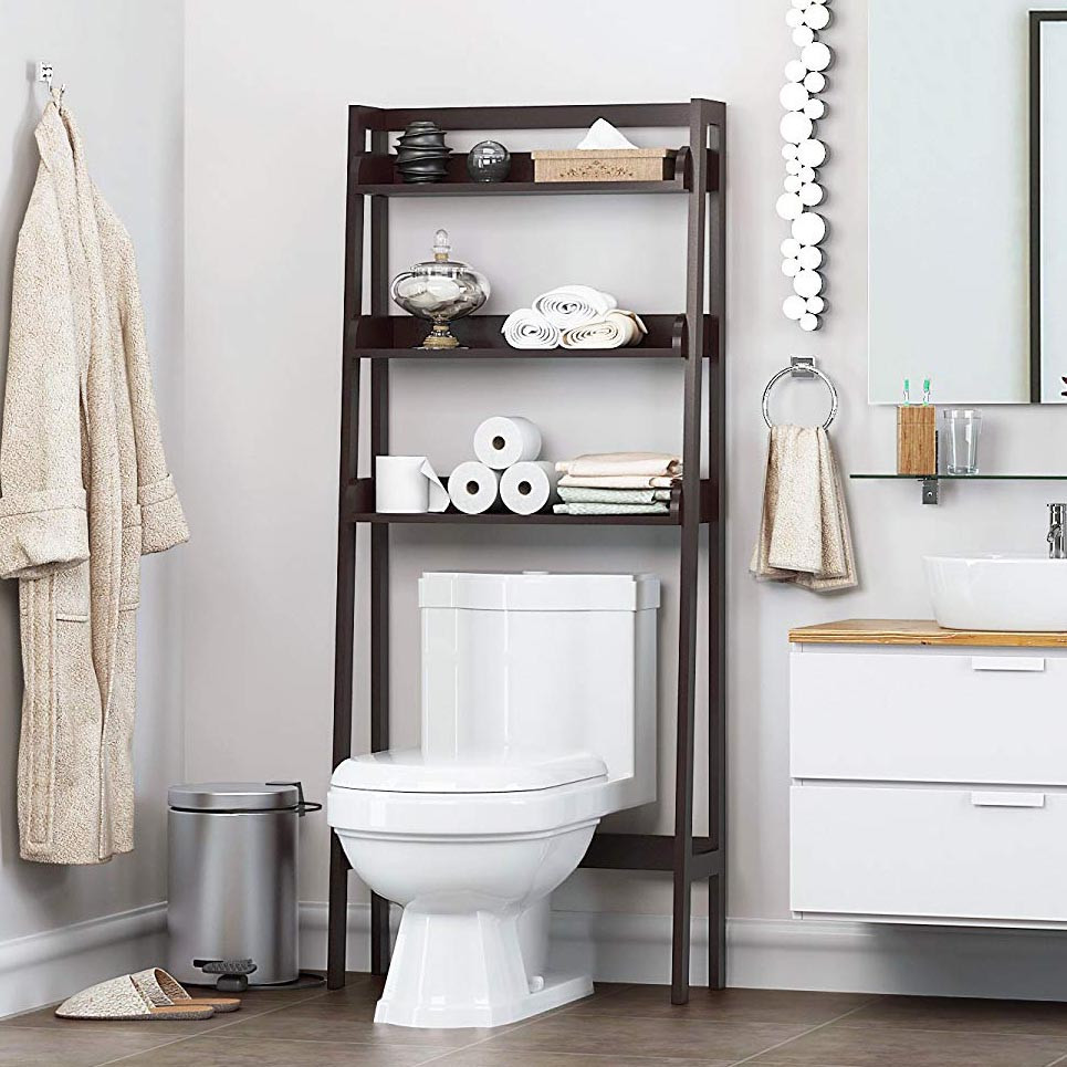 Стеллаж над унитазом 