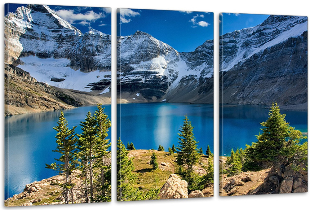 Модульная картина в гостиную / спальню  Гори та озера   ART-238_3A Киев - изображение 1