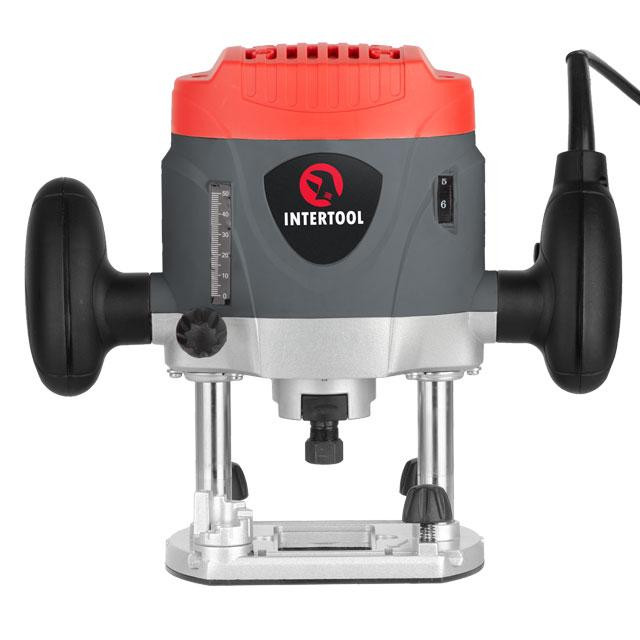 Фрезер, 1,2 кВт, 8000-28000 об/хв, цанга 6-8 мм, макс. глибина 52 мм INTERTOOL DT-0950 Киев - изображение 1