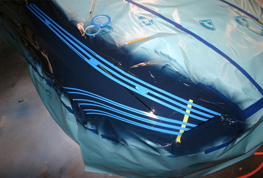 Маскуюча стрічка (скотч) HPX FINE LINE 3 мм*33 м для криволінійних контурів (FL0333) Киев - изображение 2