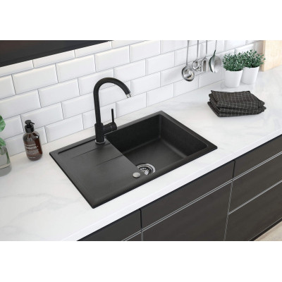 Мойка кухонная Deante Leda, мийка ZRD_2113 + зміш. BOC_B740, графіт (ZRDG2113) Винница - изображение 9