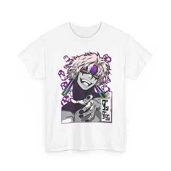 Футболка для хлопчика з аніме принтом Евіл Ейе Дандадан Ейе оверсайз (зріст від 165 до 180) Чорний AnimeJ0427m Дніпро