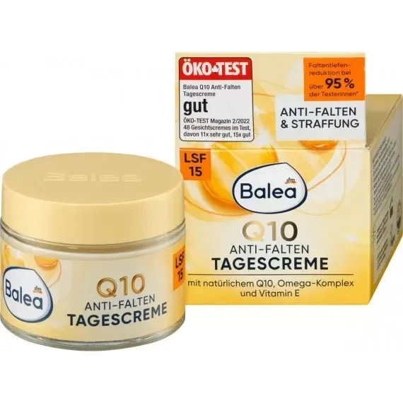 Денний крем Q10 + Омега (45 +) Balea, 50 мл. (Німеччина) Balea Tagescreme Q10 Anti-Falten, 50 ml Львів - фото 1
