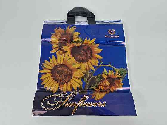 Пакет із петльовою ручкою 40*42 "Подсоняхи Ренпако (25 шт.) Харків