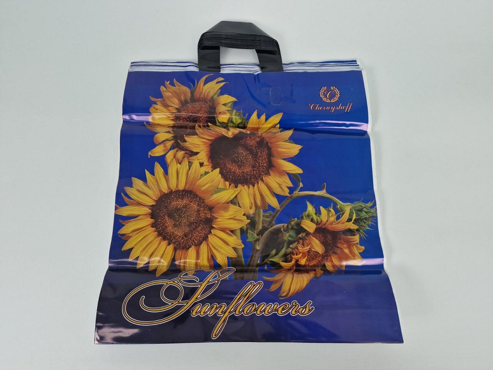 Пакет із петльовою ручкою 40*42 "Подсоняхи Ренпако (25 шт.) Харків - фото 1