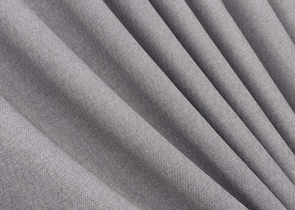 Комплект штор VR-Textil льон преміум ELEMENTA 200х270 2шт і Тюль 600х270 1866ш-115т світло-сірий з білим 71-067/7 Київ - фото 7