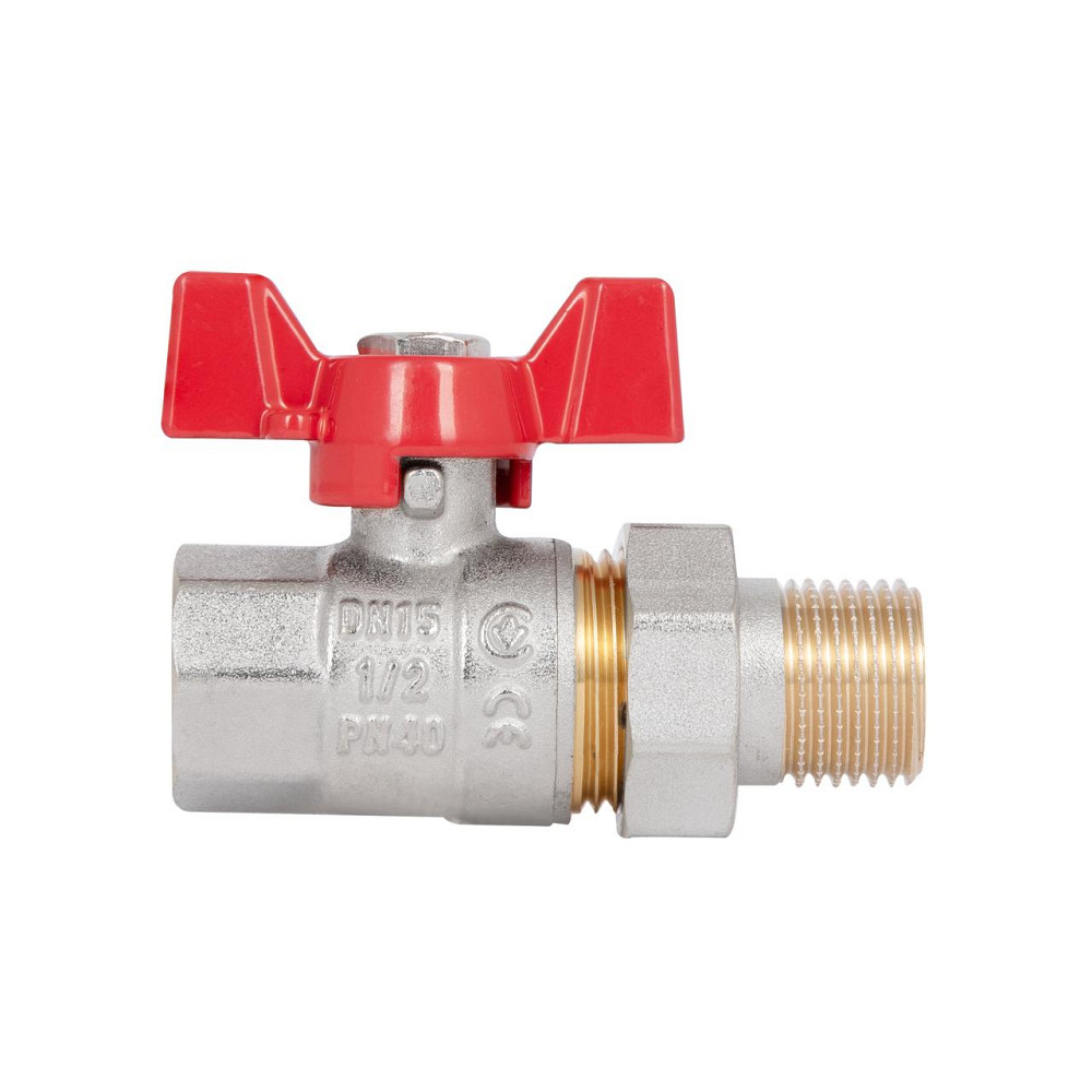 Кран кульовий "Американка" Thermo Alliance Standart 1/2" ВН прямий SD220NW15PN40 Київ - фото 5