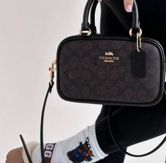 Небольшая женская сумочка на плечо Coach (3537-2) Киев