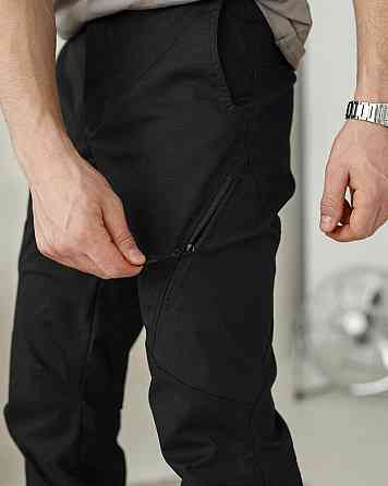 Штани чоловічі ріп-стоп чорні. Штани ріп-стоп повсякденні чорні Pobedov Expedition Київ