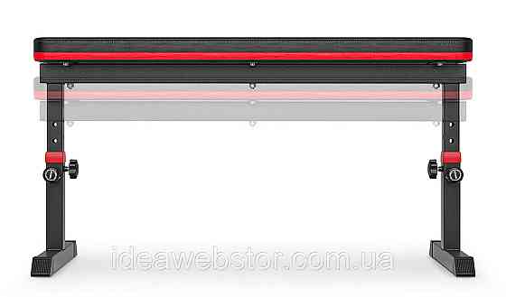 Набір Hop-Sport Premium 59кг з лавою HS-1025 Pro та штангою Київ