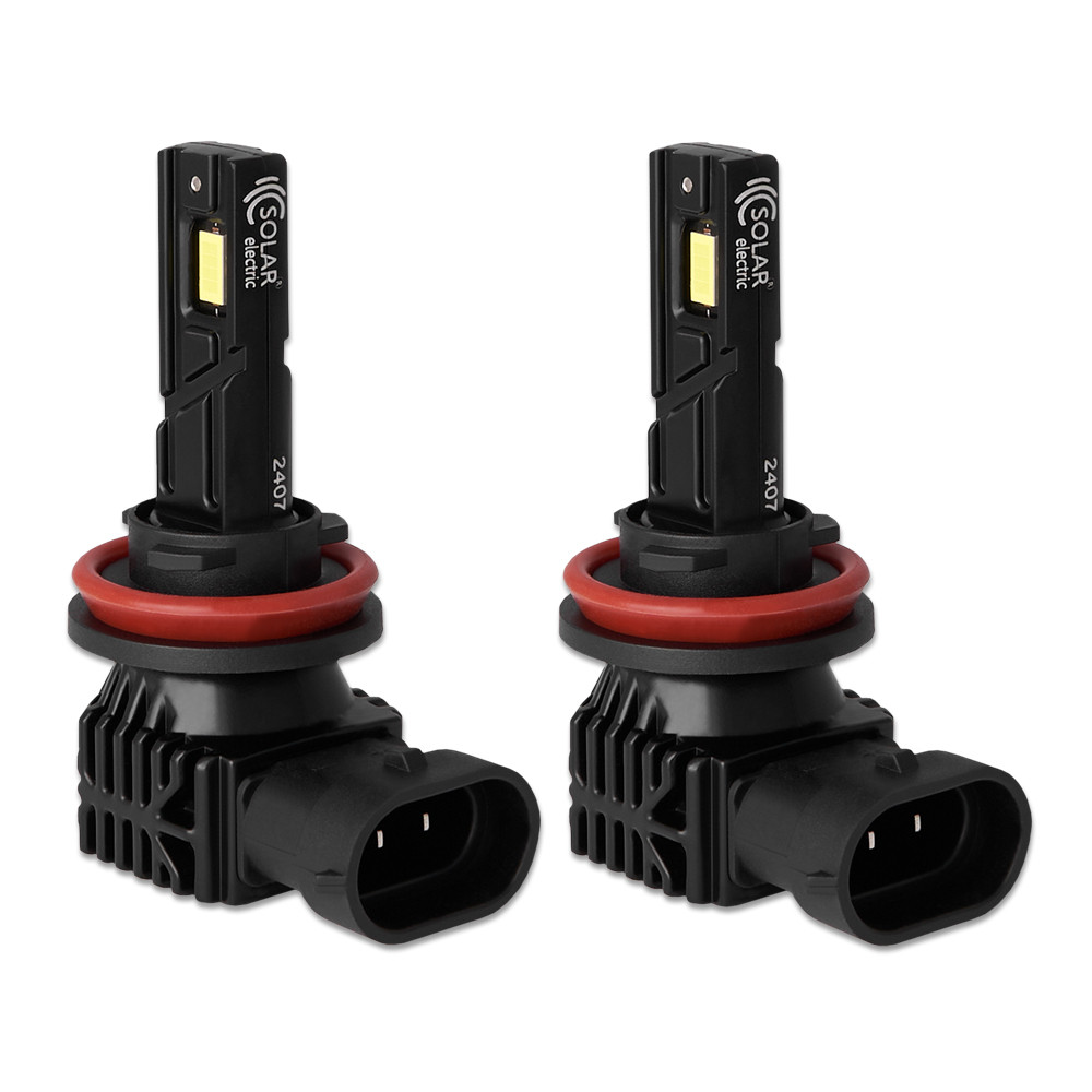 Автолампа Solar LED H8-H11-H16 12V 30W 3000Lm 6500K CSP3570 2шт Львов - изображение 3
