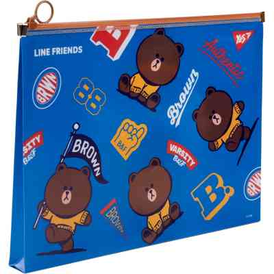 Папка на молнии Yes А4 Line Friends (492091) Винница