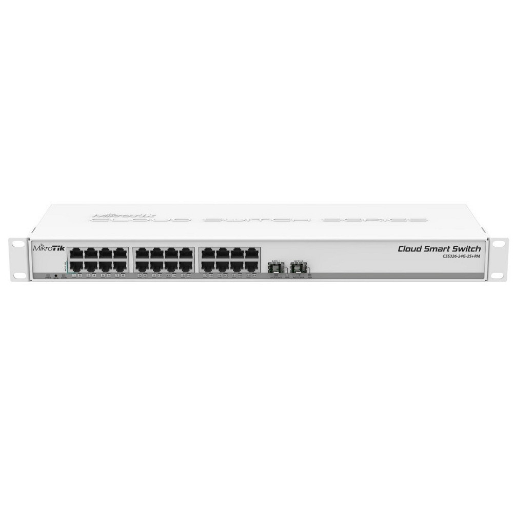 Комутатор MikroTik CSS326-24G-2S+RM (24x1G, 2xSFP+, SwOS) ( керований ) Харків - фото 1